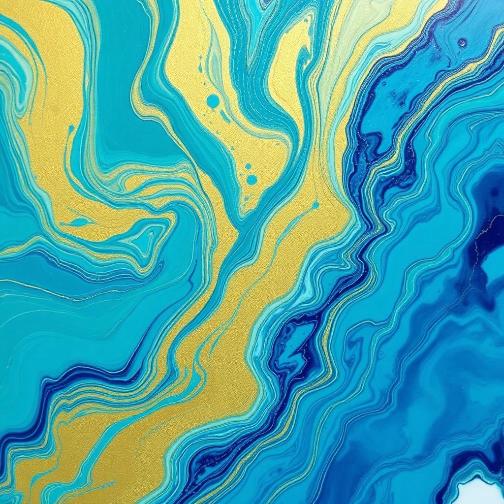 Acrylic paint pour