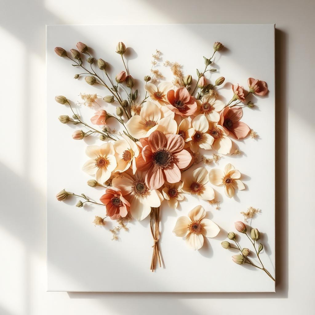 Dried flower art