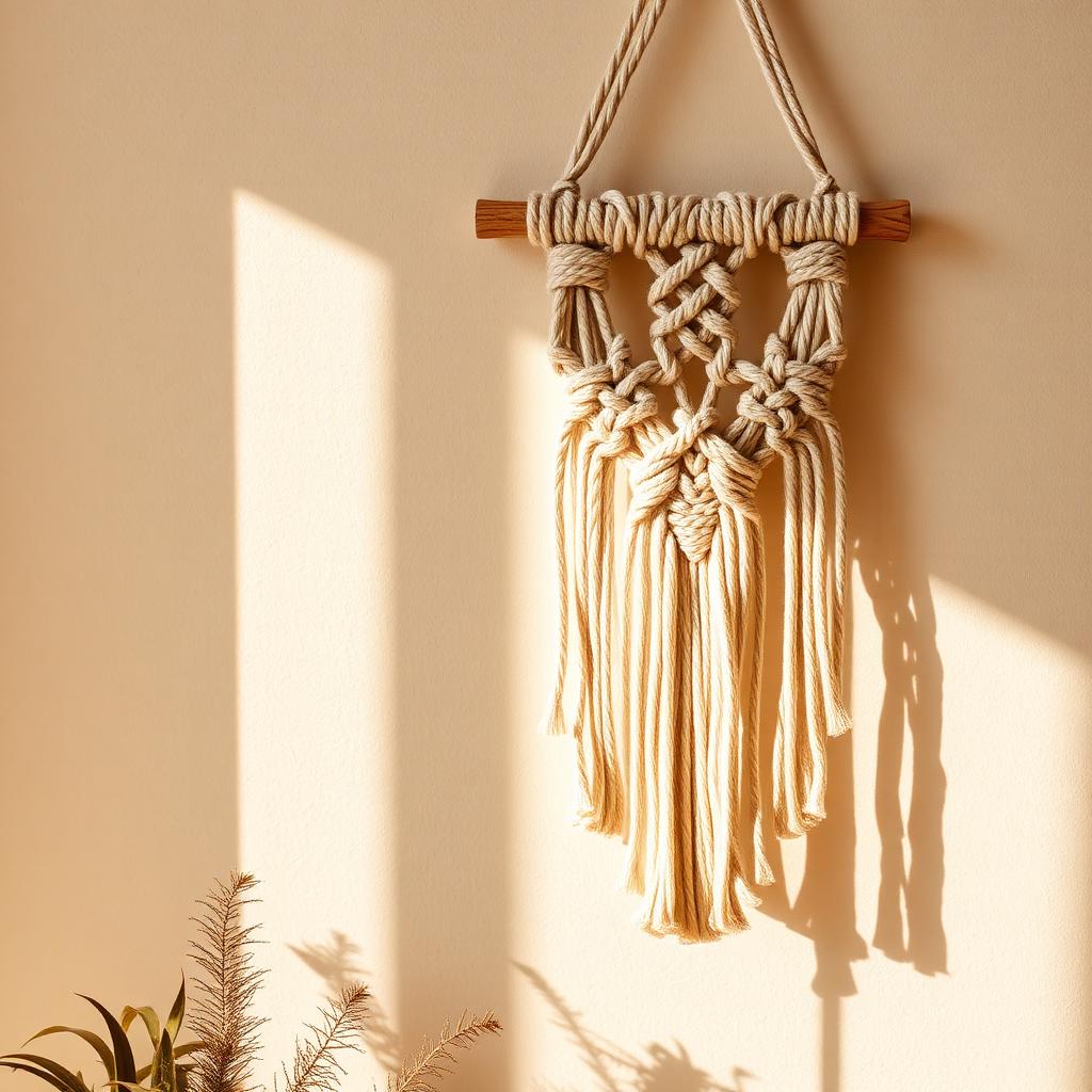 Macramé wall hanging